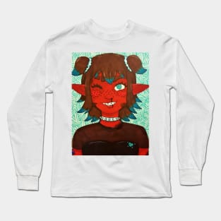 Fight Like A (Monster) Girl Long Sleeve T-Shirt